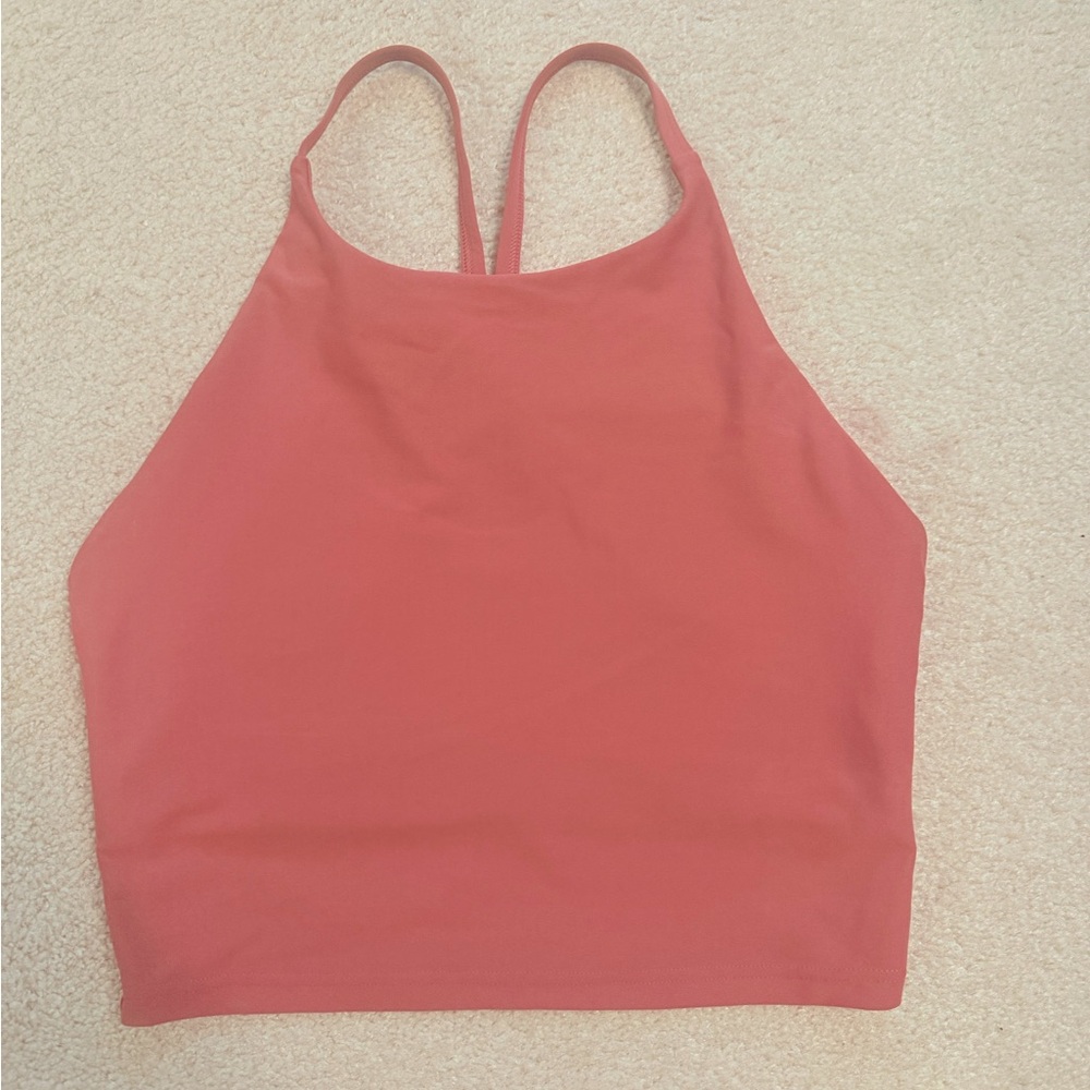 Old Navy Active Coral Halter Top